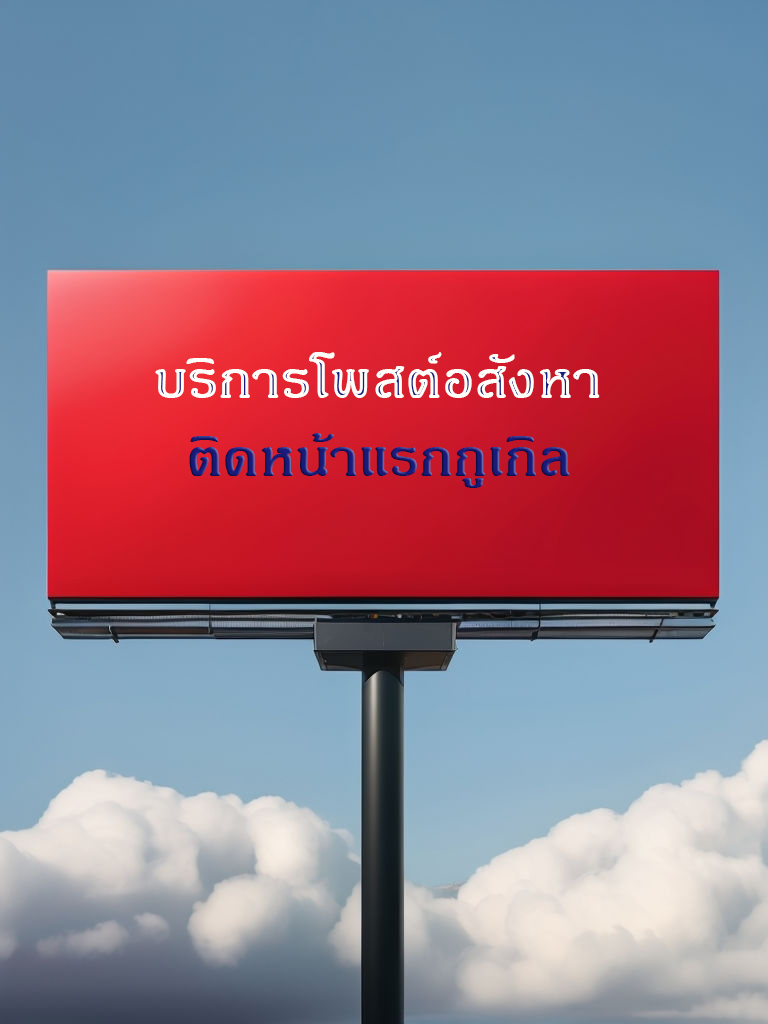 บริการ ประกาศ บริการโพสต์อสังหา รับจ้างโพสต์ขายบ้าน ติดกูเกิลถึง30คำ บ้านที่ดิน 190บ/ด